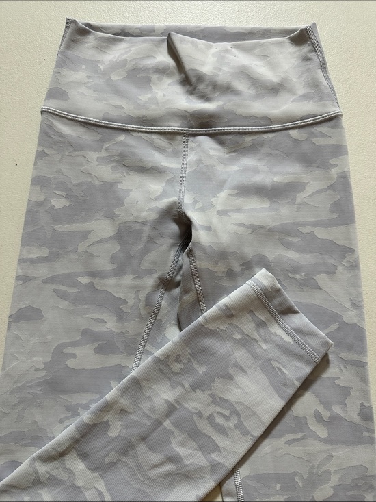lululemon athletica Pants - lululemon athletica Light Gray Camo High-Rise Leggings (Gray Tones)